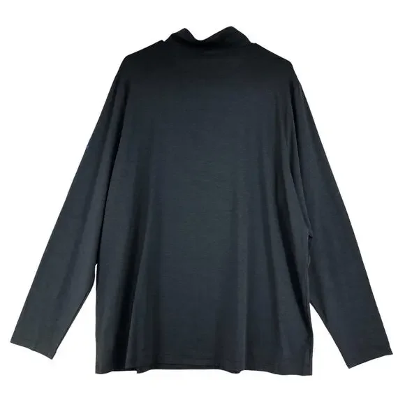 Criquet Men Size XXL Feather Performance Pullover Sweater Quarter Zip Golf Gray